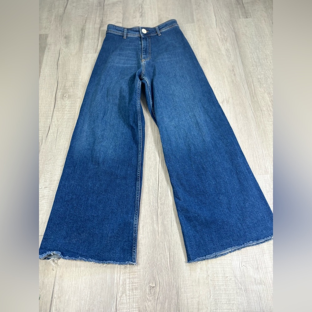 Zara THE MARINE STRAIGHT Jeans Size 6